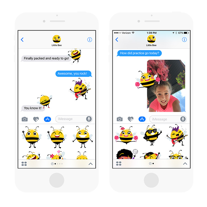 Sticker apps from Little Bee Speech